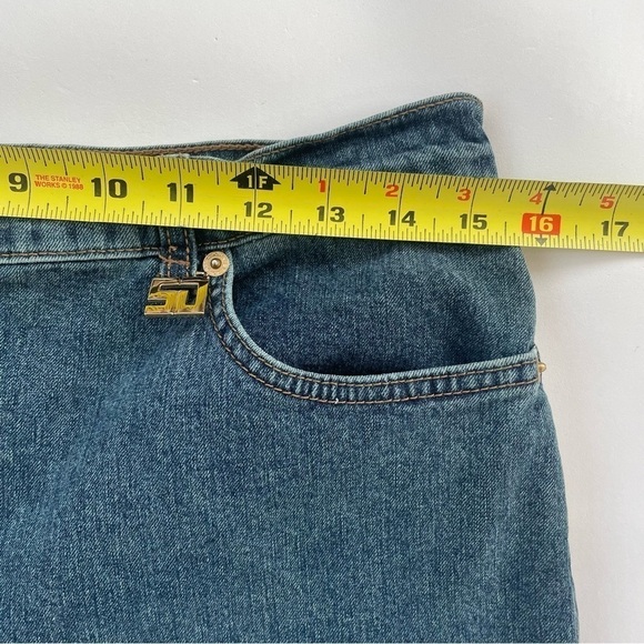 St. John by Marie Gray High Rise Straight Leg Jeans Size 10 EUC - Picture 7 of 8